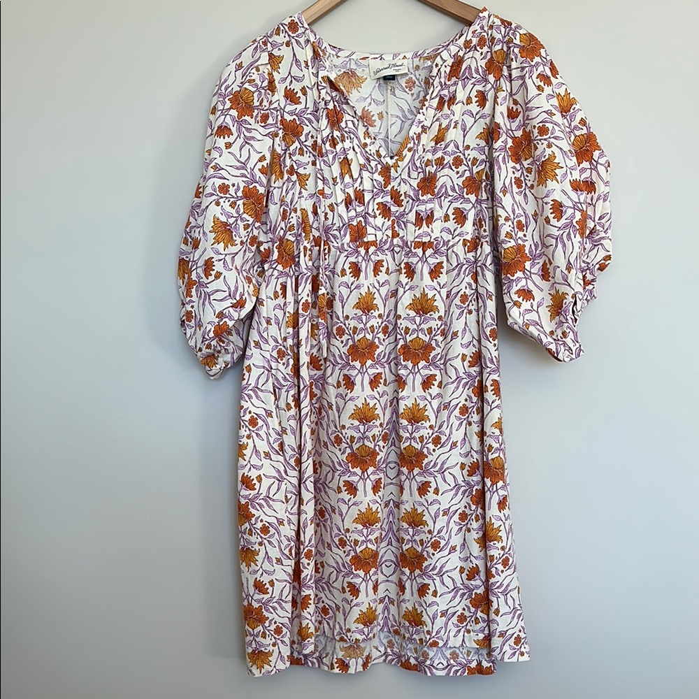 Cream Puff Sleeve Sundress